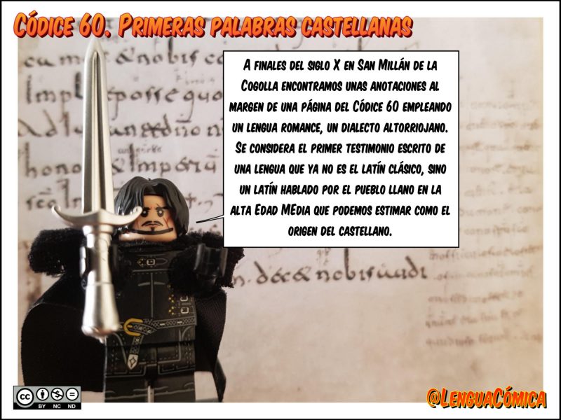 Códice 60. Primeras palabras castellanas @LenguaCómica